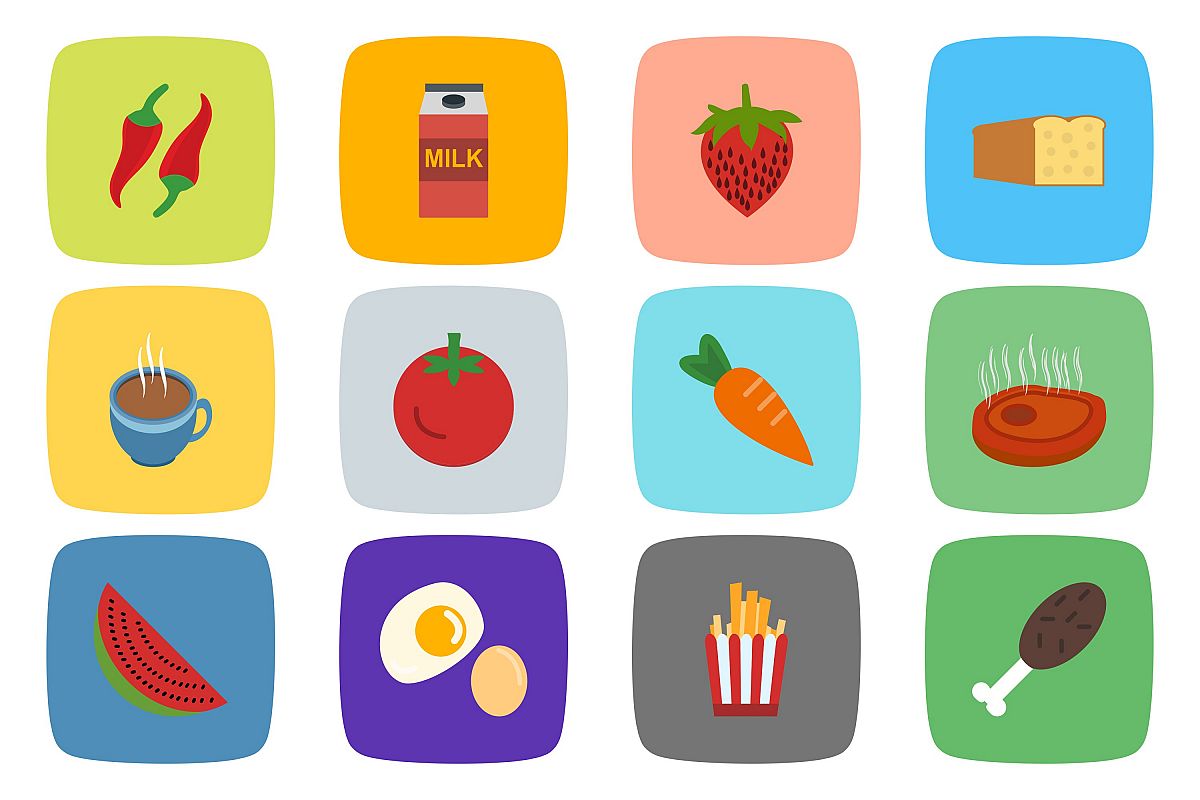 Set Of Food Icons example image 1