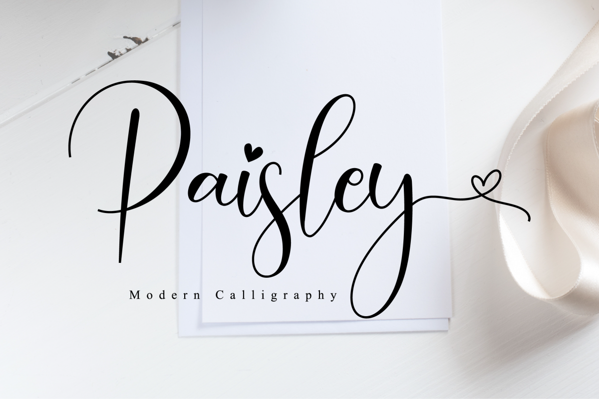 Paisley Script example image 1