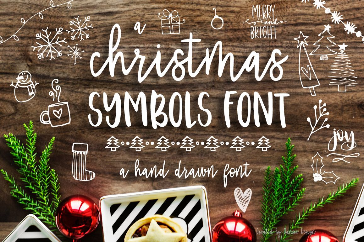 Christmas Symbols Font example image 1