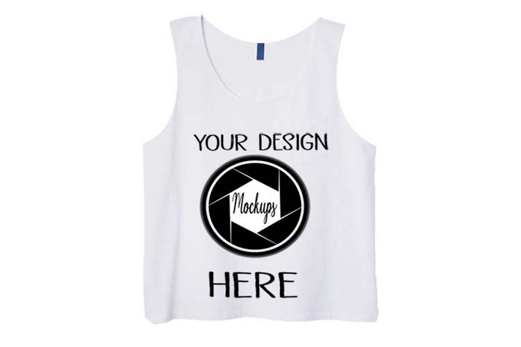 Download white tank top mockups, bella canvas 3001 shirt mockups ...