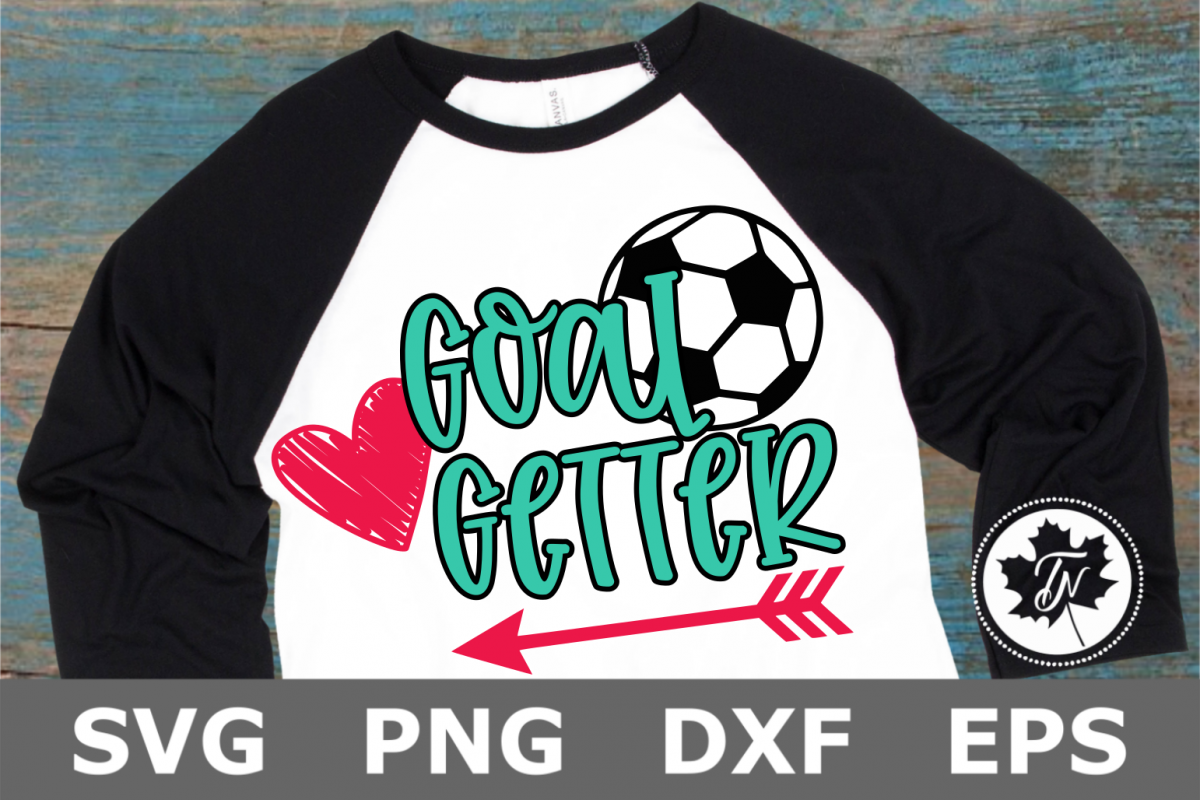 Soccer Goal Getter - A Sports SVG Cut File example image 1
