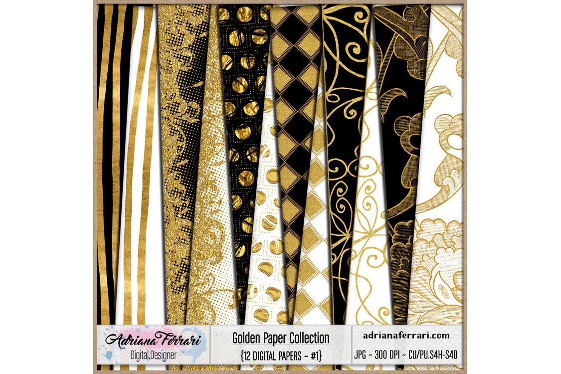 Golden Paper Collection - Paper 1 example image 1