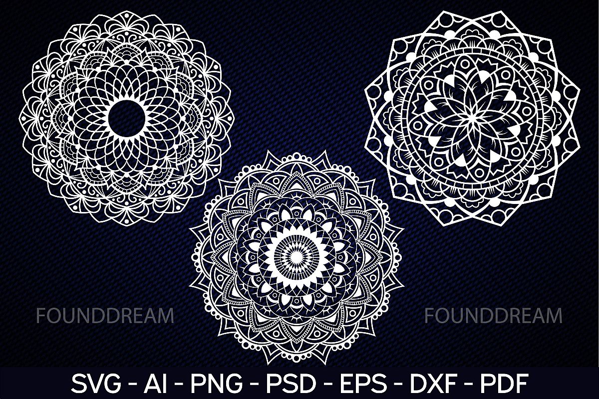 Download Mandala svg files (181392) | Cut Files | Design Bundles