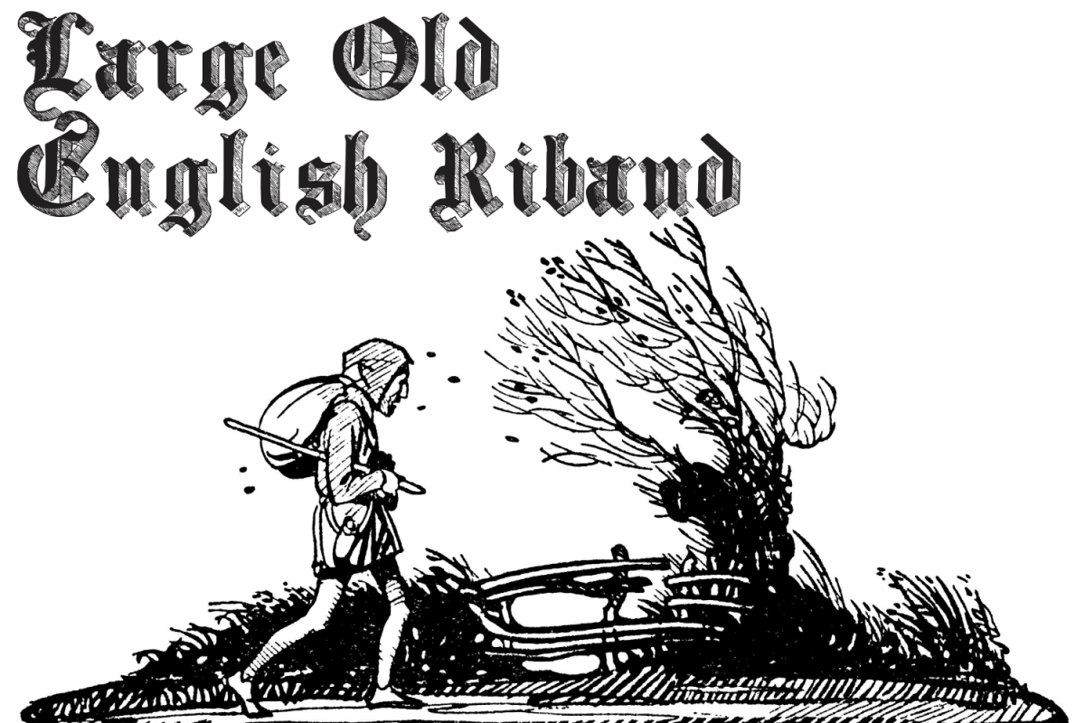 Large Old English Riband example image 1