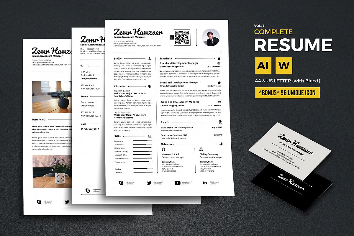 Resume example image 1