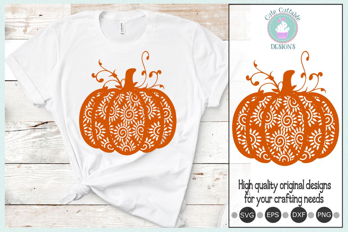 Download Fall Mandala Pumpkin SVG Zentangle Thanksgiving Autumn