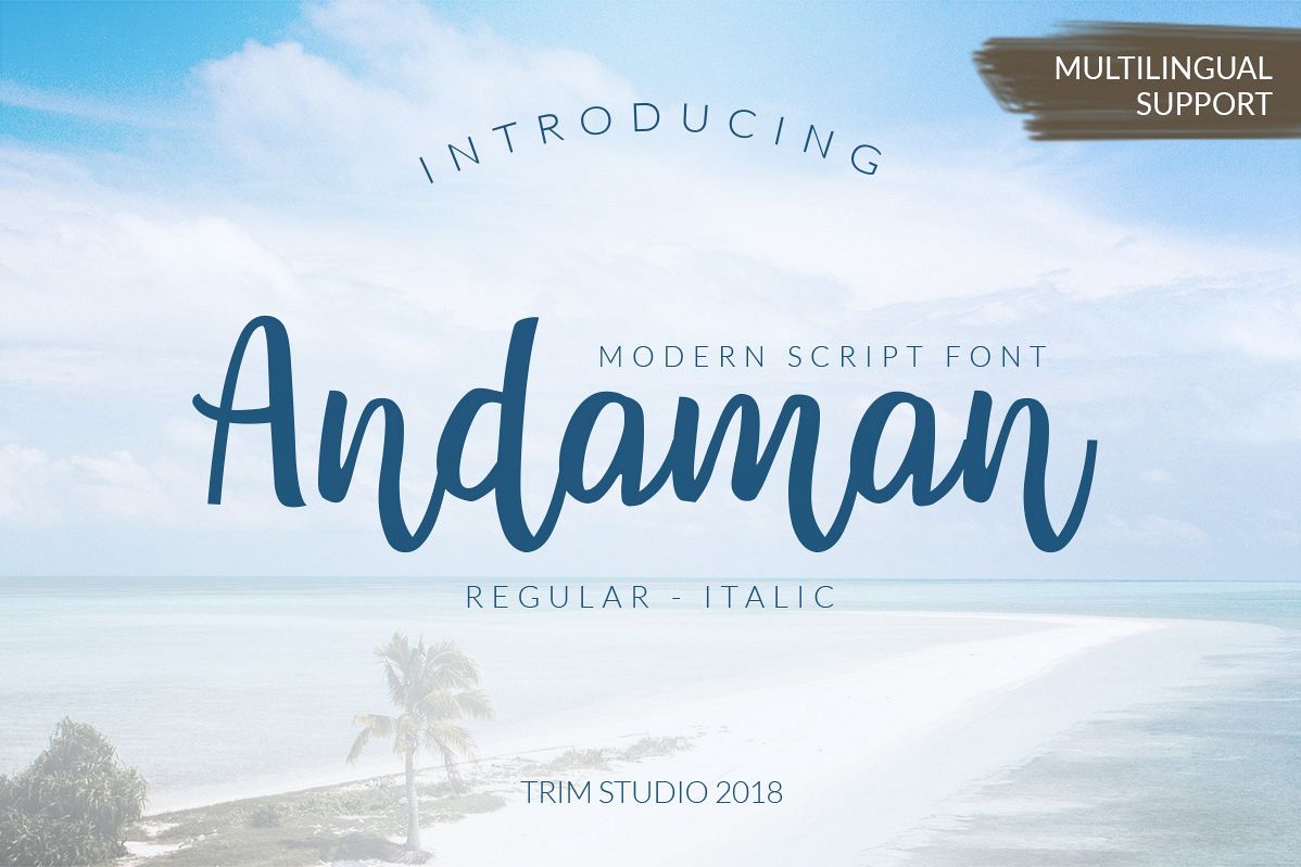 Andaman - Handlettering Font example image 1