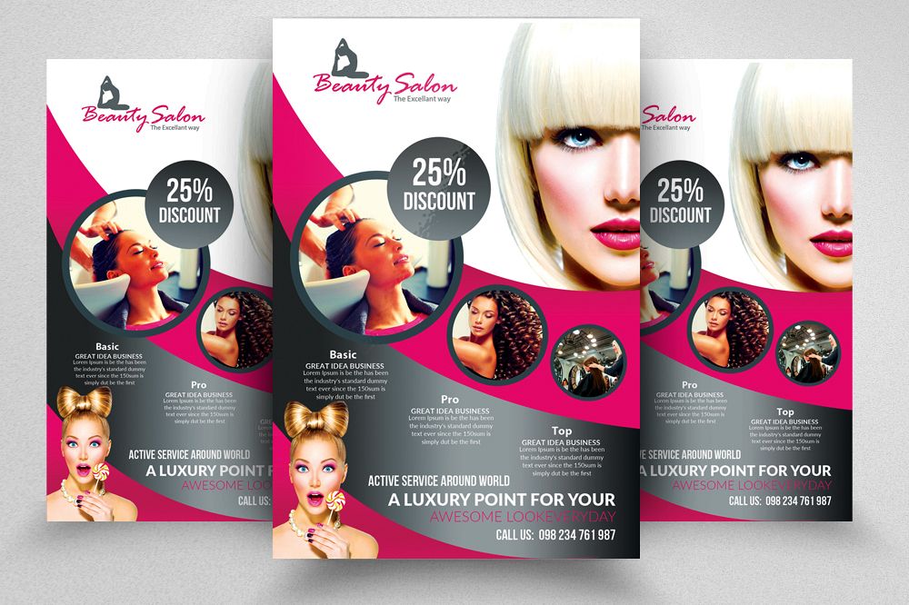 Design Free Beauty Salon Flyers Postermywall