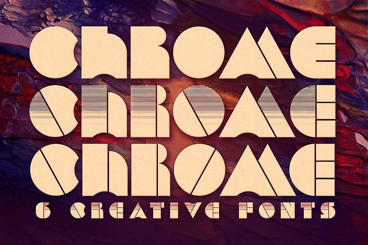 Chrome - Display Font example image 1