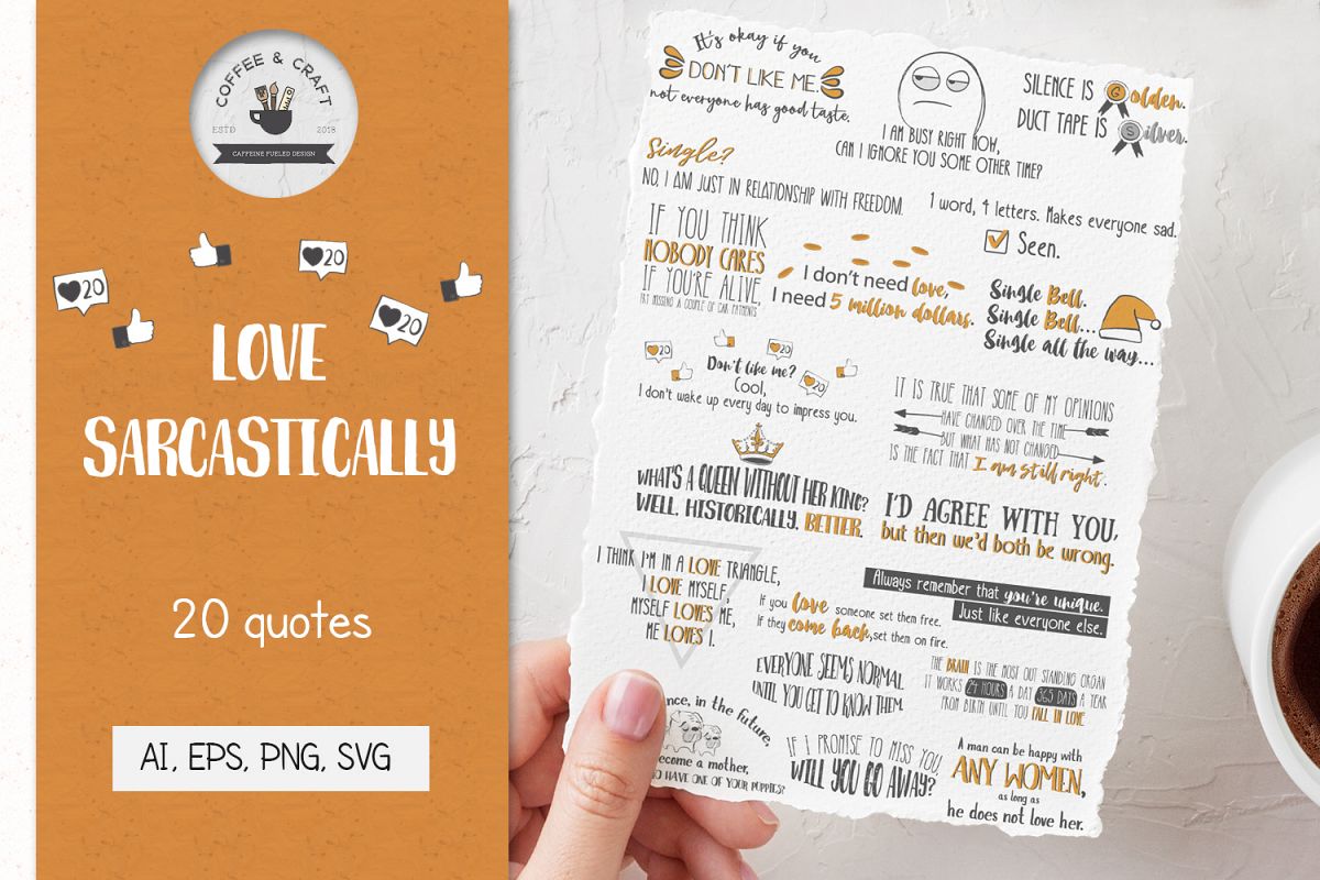 Love Sarcastically example image 1