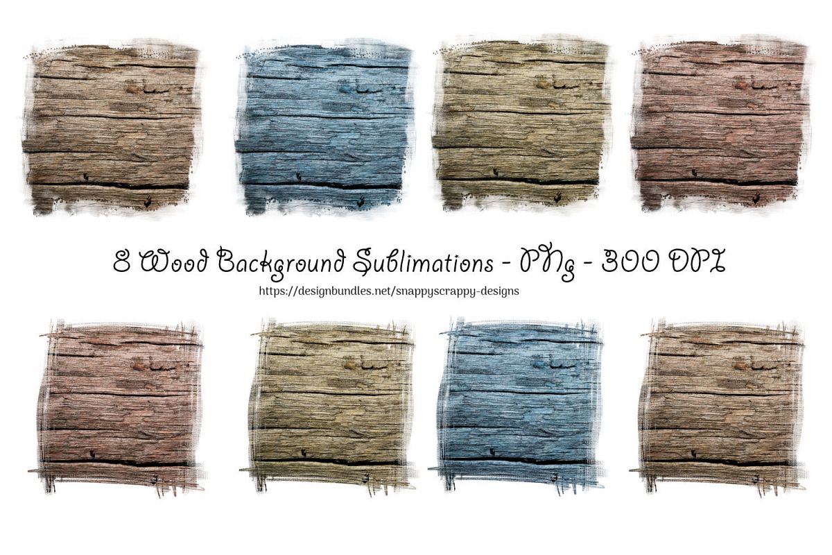 Wood Sublimation Backgrounds example image 1