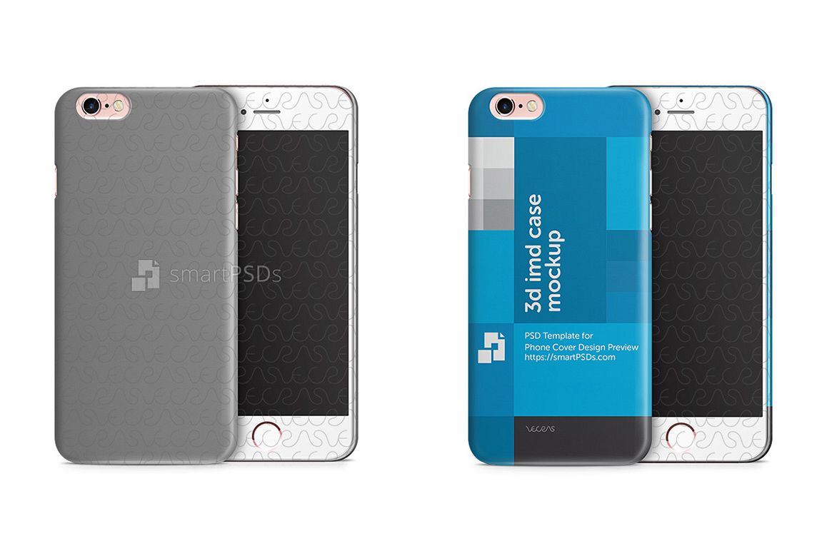 Apple iPhone 6s 3d IMD Mobile Case Design Mockup 2015 example image 1