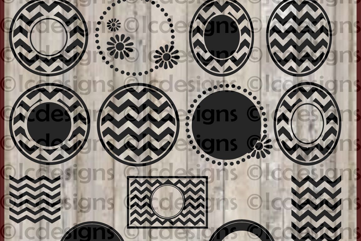 LC002 - Monogram Frames and Patterns example image 1