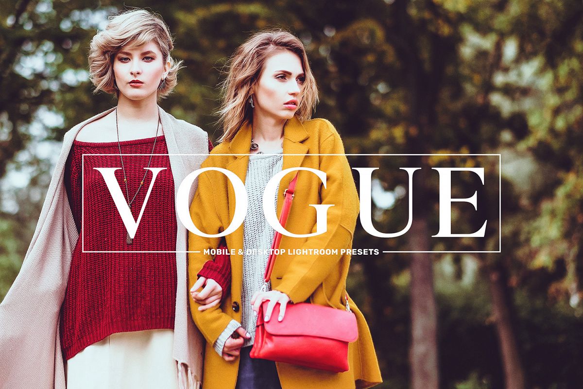Vogue Mobile & Desktop Lightroom Presets Collection example image 1