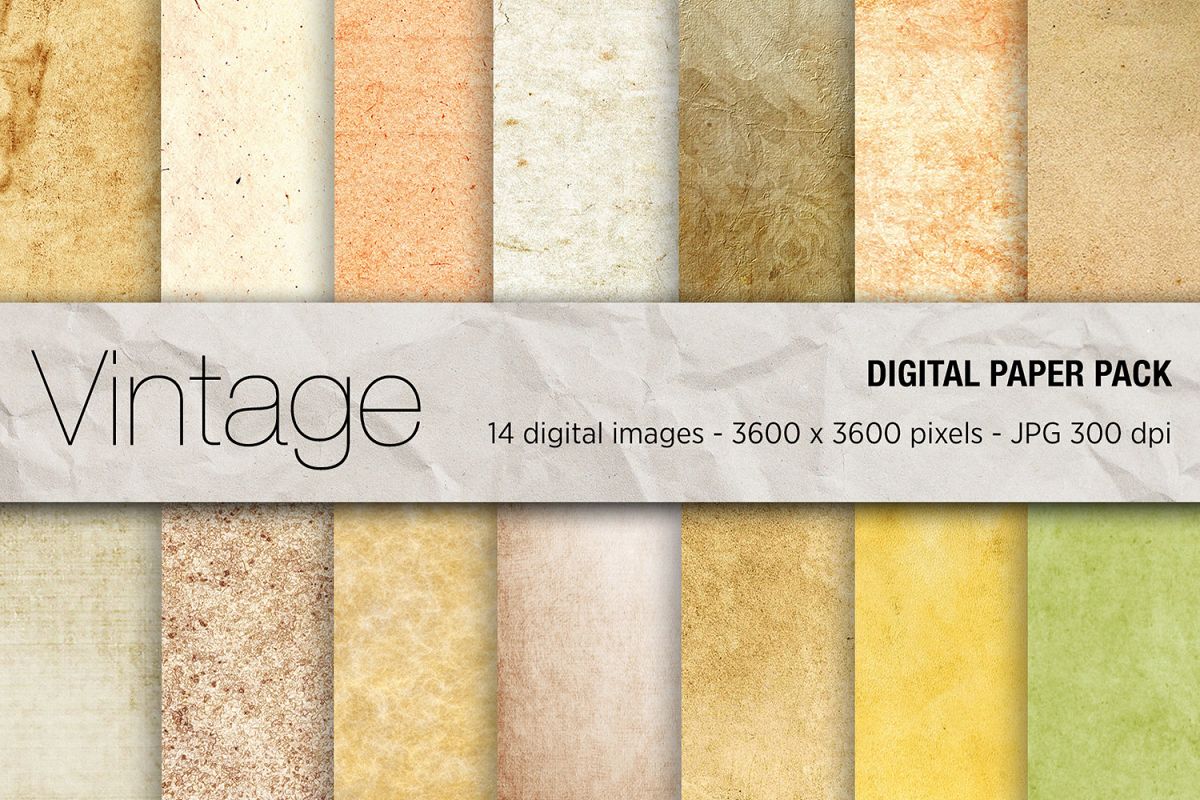 Vintage Digital Paper Seamless Vintage Background Scrapbook Papers