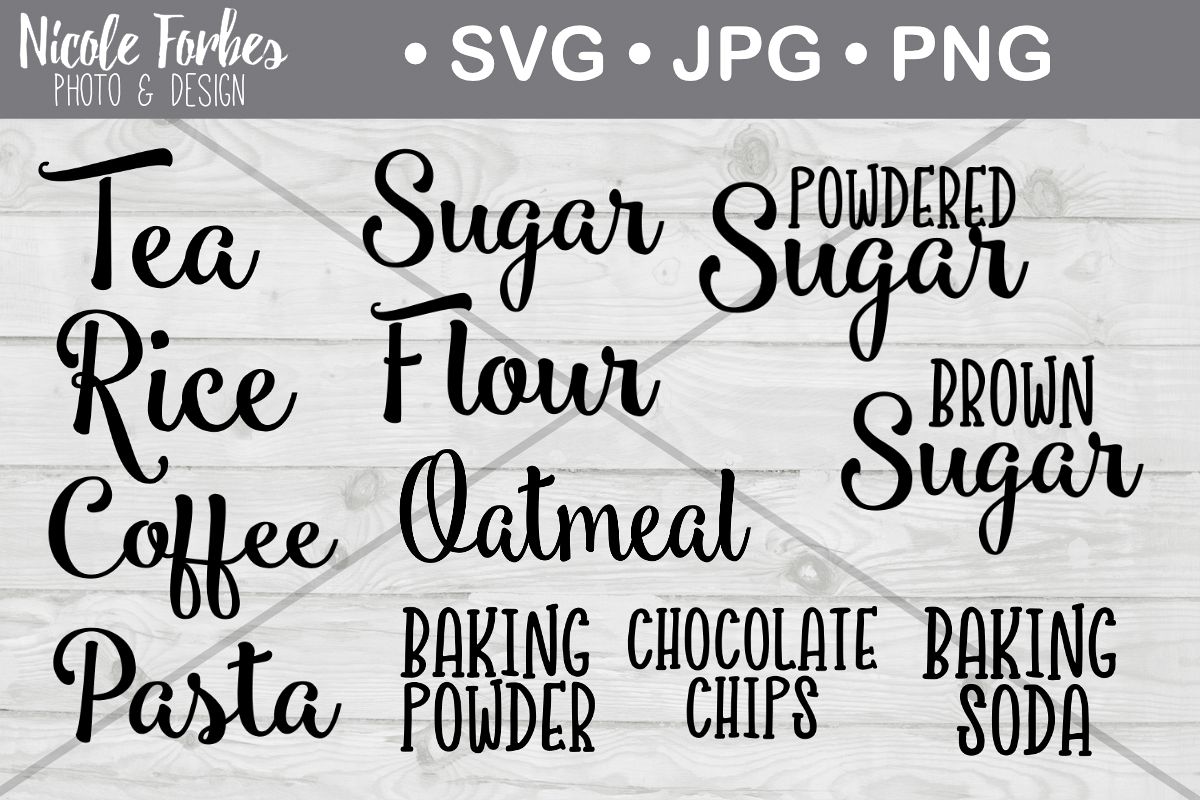 kitchen label svg