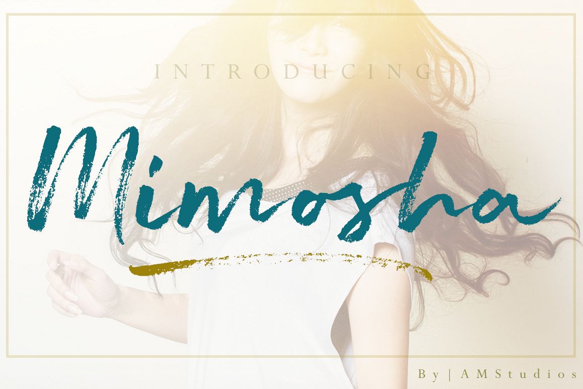 Mimosha Brush Script example image 1
