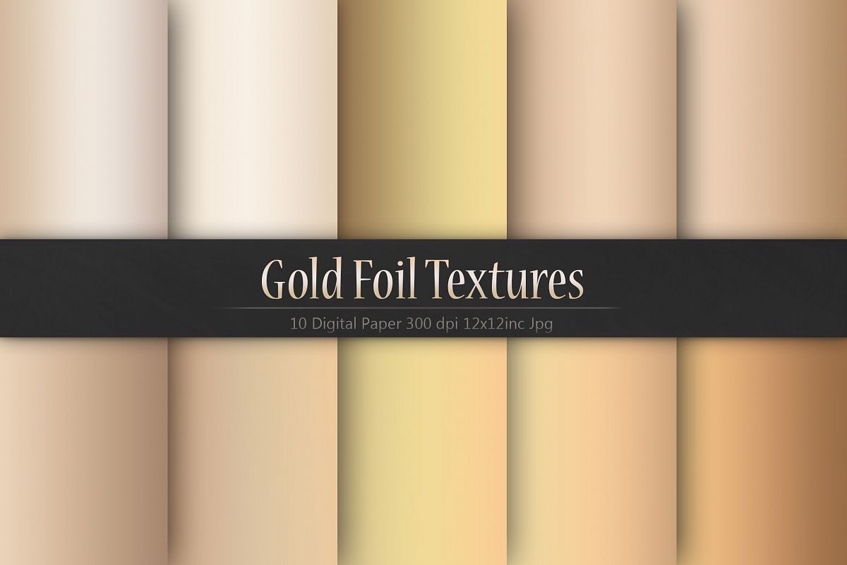 Gold Foil Textures example image 1