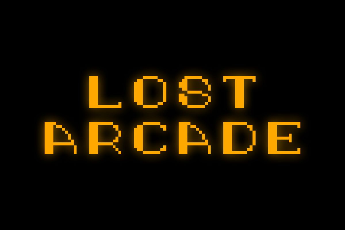 Lost Arcade Sans Adorn Black example image 1