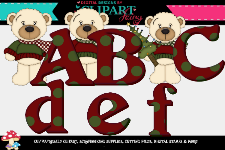 White Bears Christmas Alpha example image 1