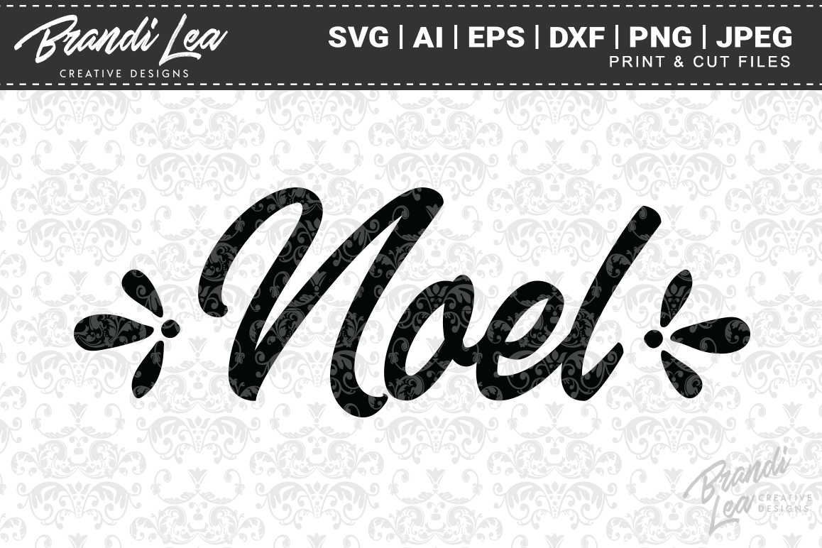 Noel Christmas SVG Cutting Files example image 1