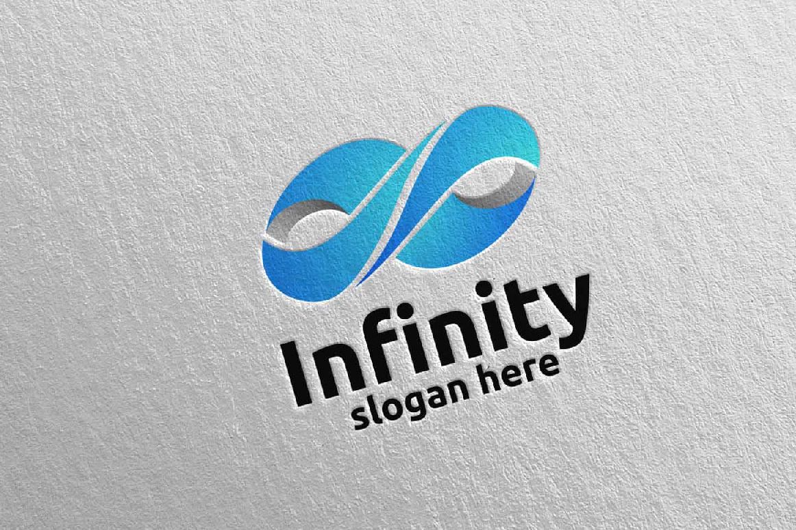 Infinity loop logo Design 2 example image 1