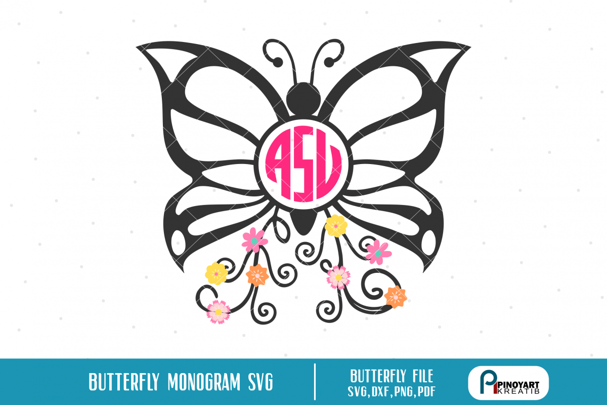 Free Free 320 Butterfly Monogram Svg Free SVG PNG EPS DXF File