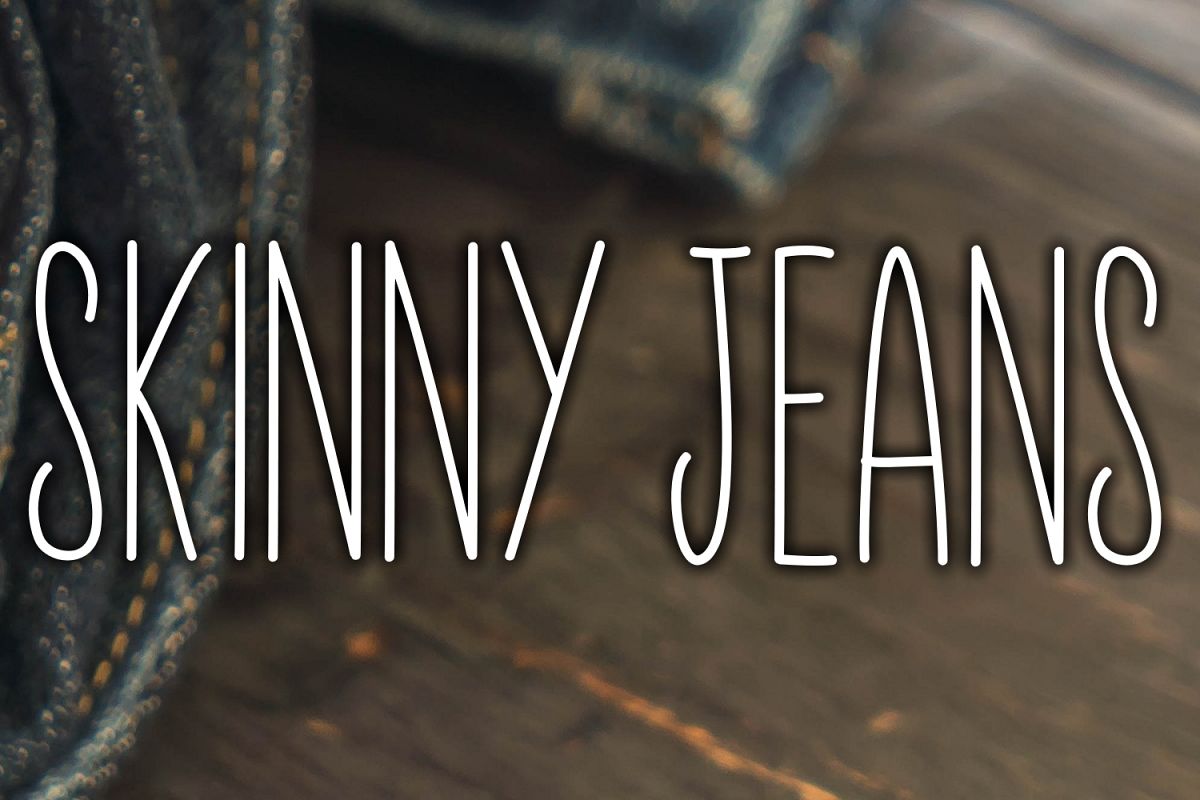 Skinny Jeans + Bonus example image 1