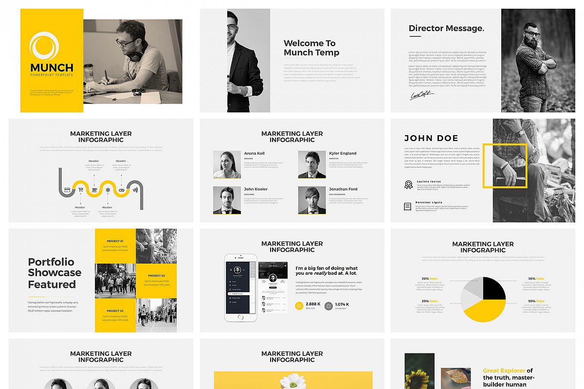 Munch Keynote Template example image 1