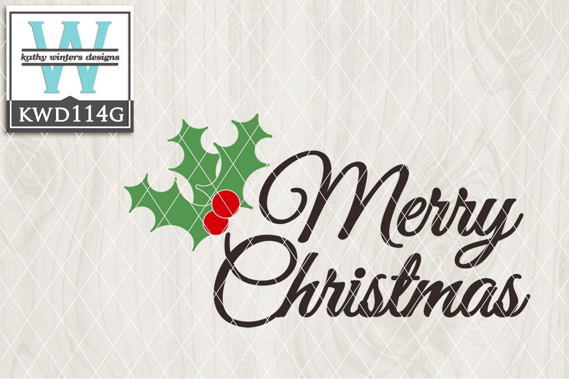 Christmas Cutting File KWD114G example image 1