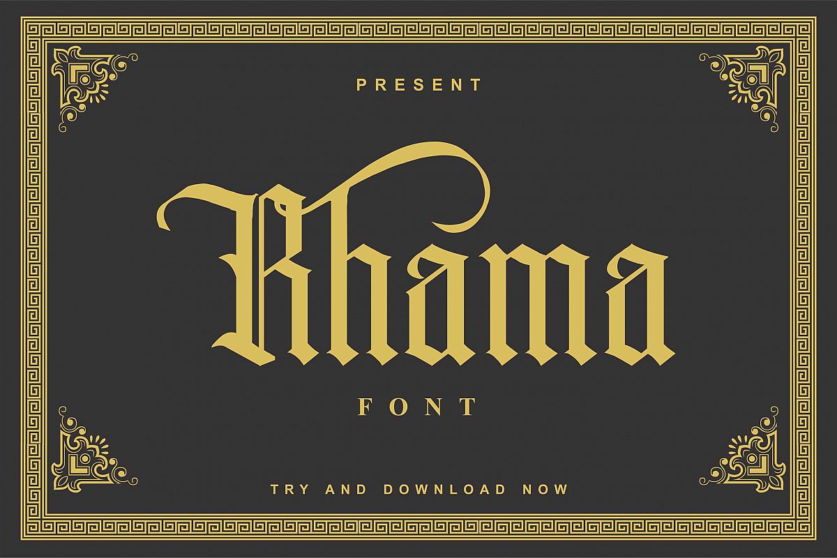 Rhama Font example image 1