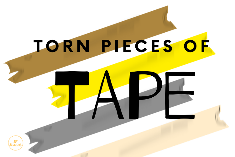 Pieces of Torn Adhesive Tape example image 1
