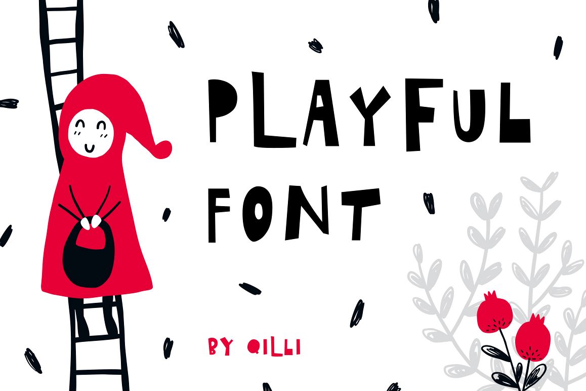 Playful Font - Display Typeface (45742) | Script | Font Bundles