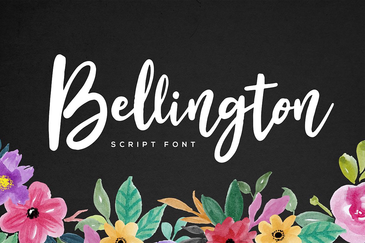 Bellington Script Font example image 1