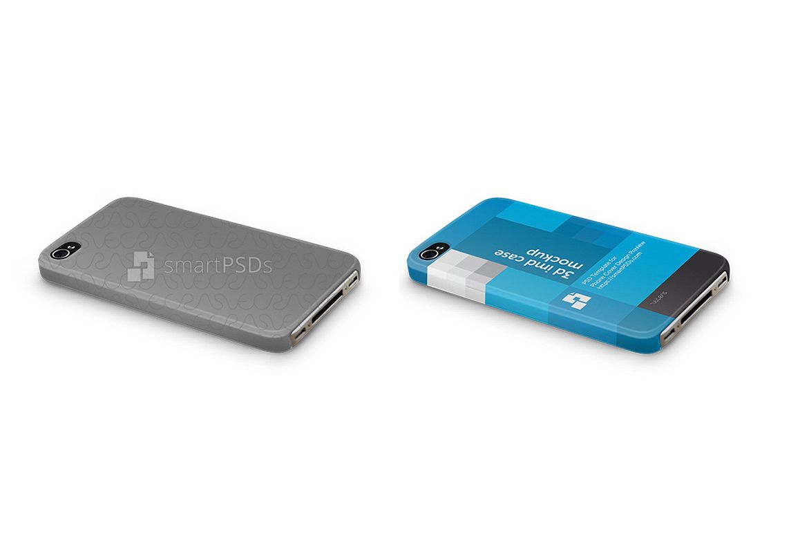 Apple iPhone 4-4s 3d IMD Mobile Case Design Mockup 2010-11 example image 1