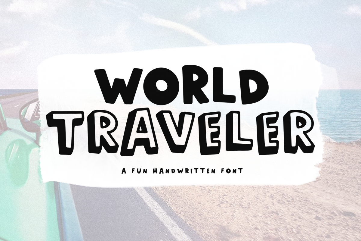 World Traveler - A Quirky Handwritten Font example image 1
