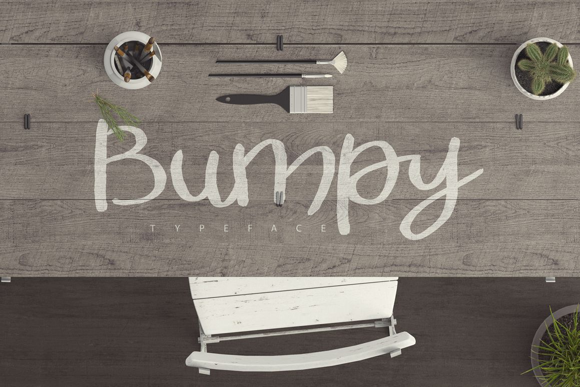 Bumpy Typeface example image 1