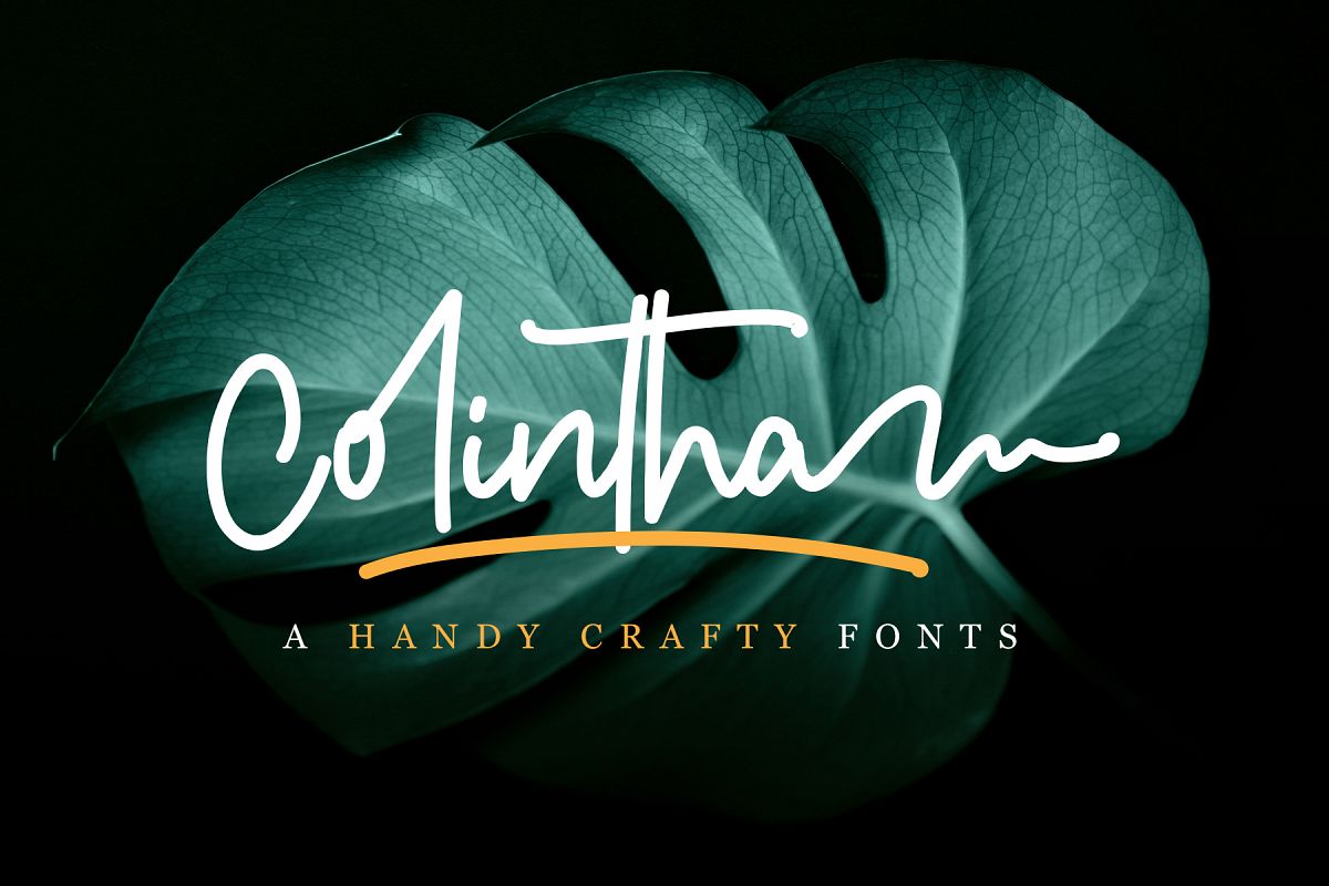 Colintha | Handy Crafty Fonts example image 1