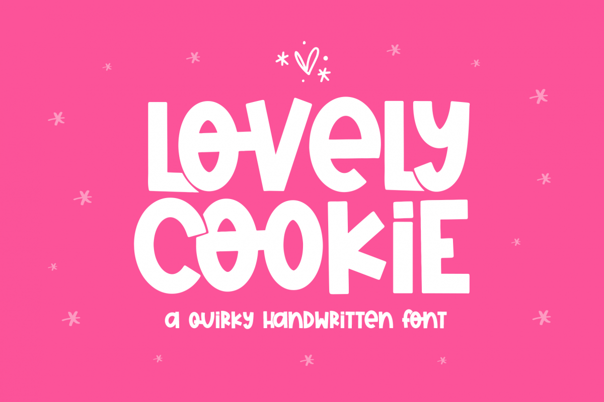 Lovely Cookie - A Fun Handwritten Font example image 1