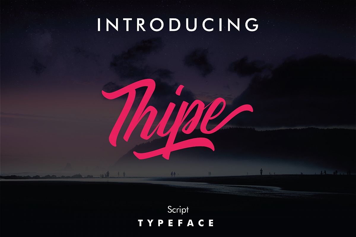 Thipe Typeface example image 1