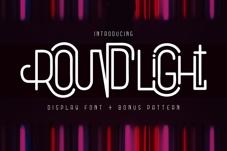 Round Light - Display Font & Pattern example image 1