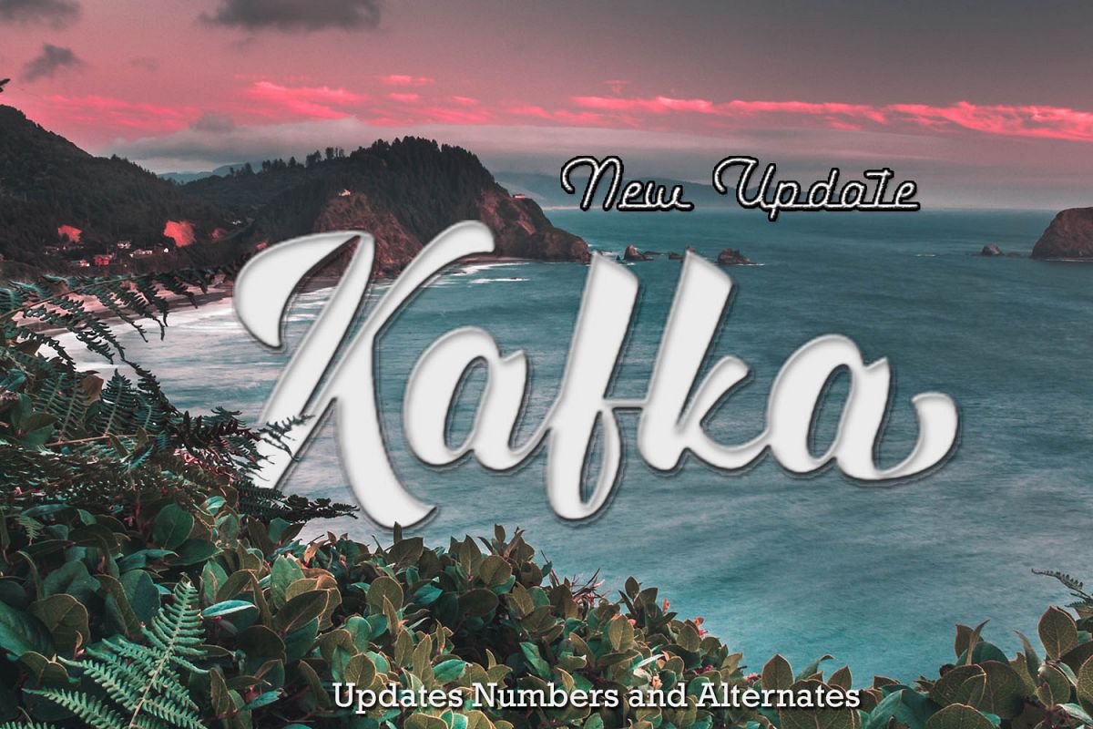 Kafka Typeface Updates example image 1