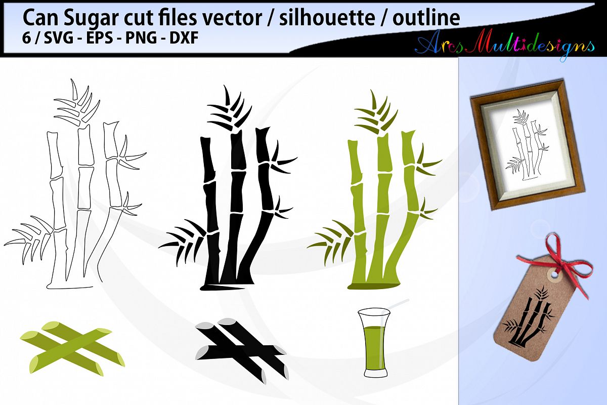 Cane Sugar outline svg / cane sugar silhouette svg example image 1