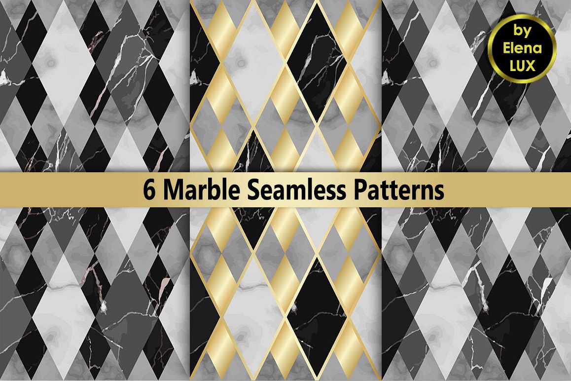 Marble Luxury Seamless Set example image 1