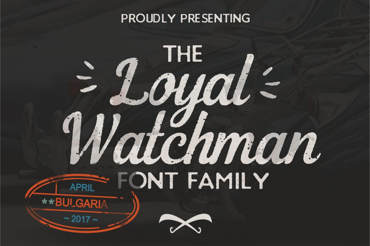 The Loyal Watchman 4 Font Family example image 1