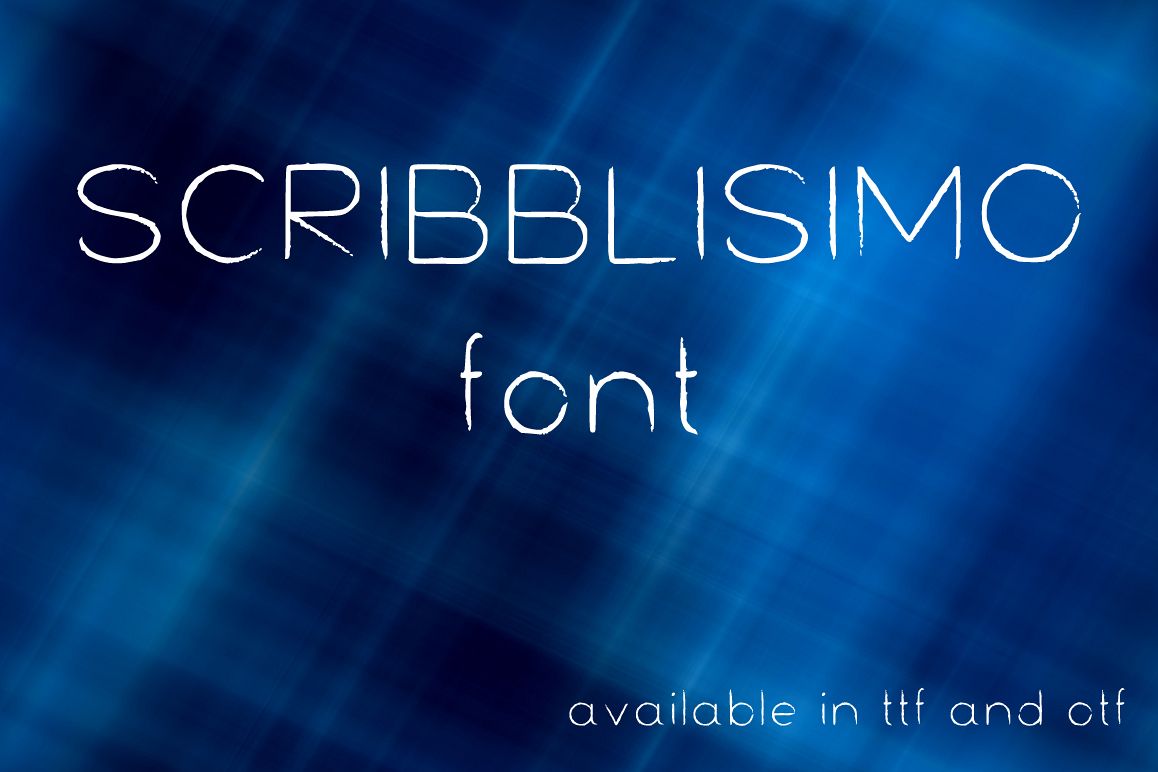 Scribblisimo font example image 1