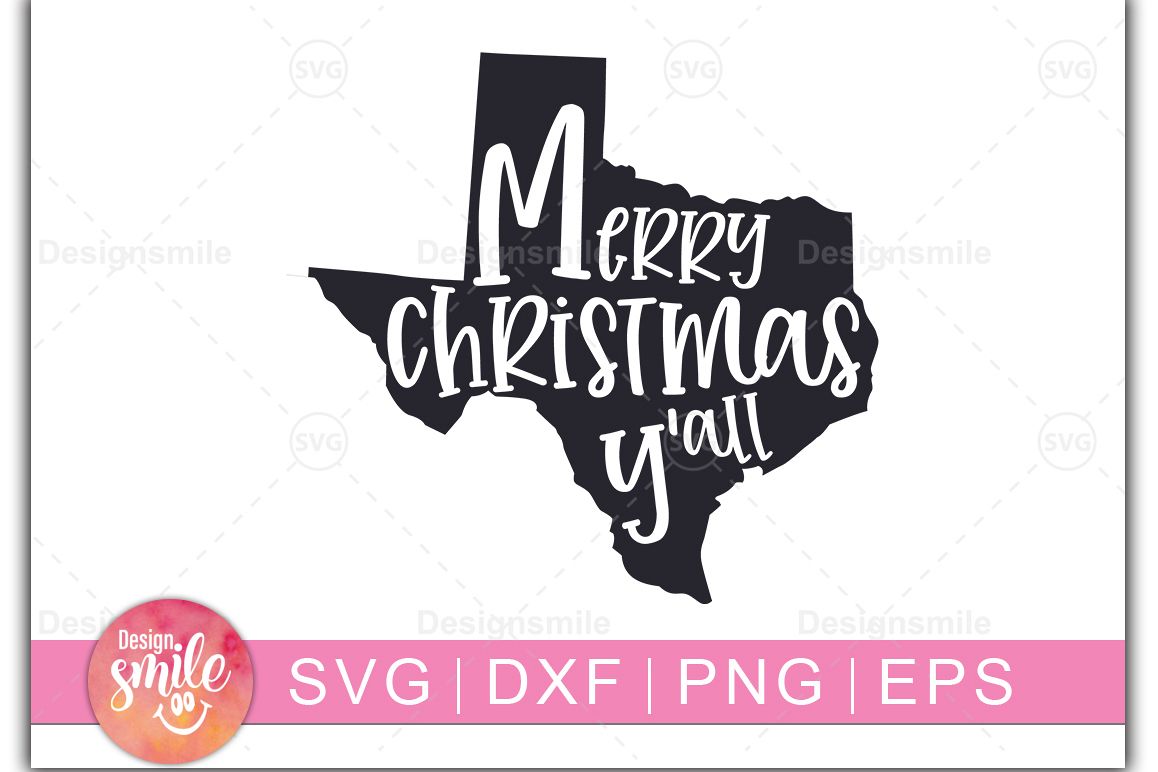 Merry Christmas Y'all SVG | Christmas svg example image 1