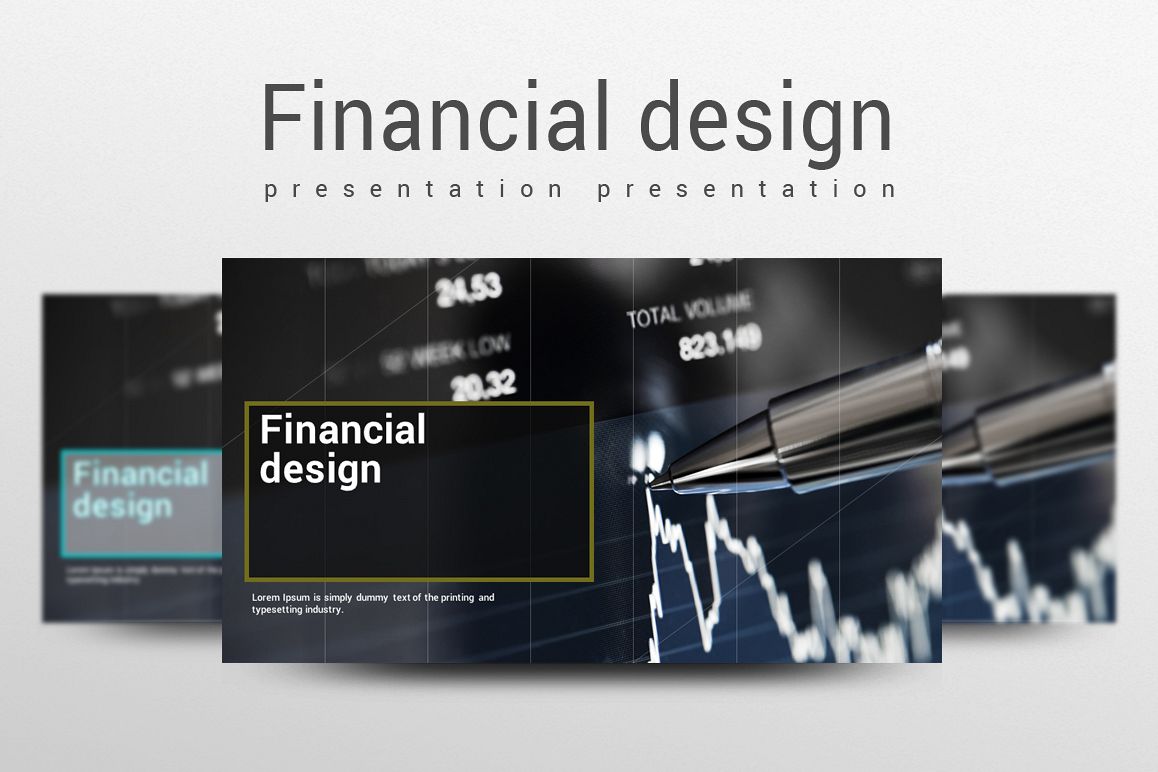 Finance Theme PowerPoint Template example image 1
