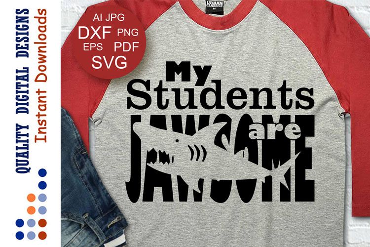 My Students are Jawsome SVG example image 1