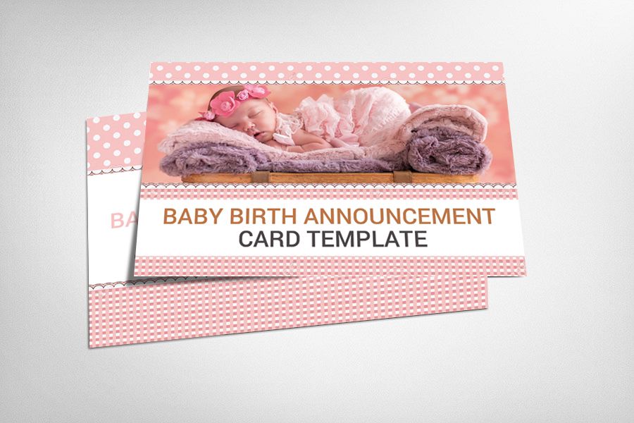Birth Announcement Template example image 1